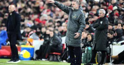 Ange Postecoglou keen to spoil Liverpool’s title party despite ‘boyhood crush’