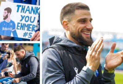 Gareth Ainsworth - Bristol Rovers - Mark Bonner - Max Ehmer - Luke Cawdell - John Coleman - Medway Sport - Max Ehmer says farewell to Gillingham ahead of the Swindon Town match after playing 439 games for the club - kentonline.co.uk - Germany - county Kent