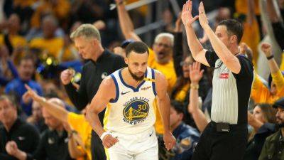 Steph Curry - Steve Kerr - Jimmy Butler - Stephen Curry - Jonathan Kuminga - Stephen Curry, Warriors step up without Jimmy Butler in Game 3 - ESPN - espn.com - San Francisco - county Green - county Butler