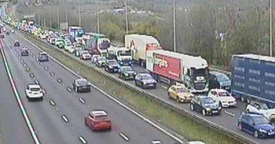 Live M62 traffic updates as motorists face delays of nearly an hour