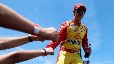 Kyle Larson - Joey Logano - William Byron - Austin Cindric - Team Penske - Ryan Preece - Joey Logano rips teammate Austin Cindric after Talladega stage: 'What the f---' - foxnews.com - state Alabama - county Wallace - county Talladega