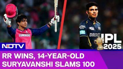 Yusuf Pathan - RR Vs GT: Rajasthan Beats Gujarat, Vaibhav Suryavanshi Slams 100 - sports.ndtv.com - India