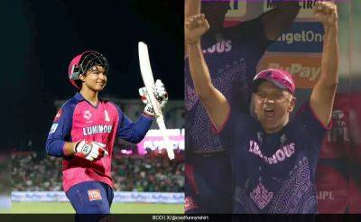 Watch: Vaibhav Suryavanshi's Ton Forces Rahul Dravid To Get Up From Wheelchair, Celebrate Like a Kid