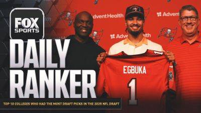 Which colleges had the most players selected in the 2025 NFL Draft?