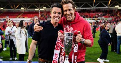 Ryan Reynolds - Rob Macelhenney - Ed Sheeran - Ryan Reynolds in it for the long haul at Wrexham after Championship promotion - breakingnews.ie - Britain - Usa - county Green - county Reynolds