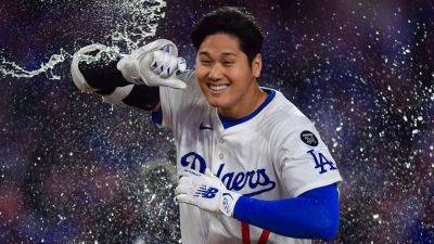 Kevork Djansezian - Matt Olson - Max Muncy - Gary A.Vasquez - Shohei Ohtani lifts Dodgers to historic 8-0 start with walk-off homer - foxnews.com - New York - Los Angeles