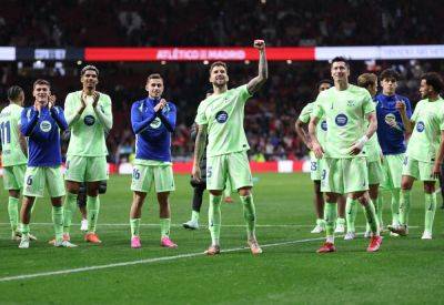 Barca oust Atletico to set up Clasico Copa del Rey final
