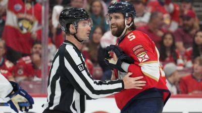 Panthers' Aaron Ekblad suspended 2 games for hit to Brandon Hagel - ESPN