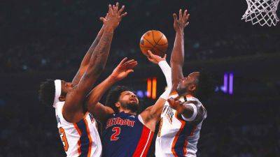Tobias Harris - Jalen Brunson - Cade Cunningham - Josh Hart - Cade Cunningham carries Pistons in must-win Game 5 nail-biter over Knicks - foxnews.com - New York