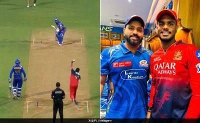 Rohit Sharma Wins Hearts With Priceless Gesture For Yash Dayal, RCB Pacer Who Bowled Him