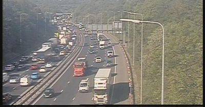 Traffic chaos LIVE updates amid long queues on FOUR Greater Manchester motorways