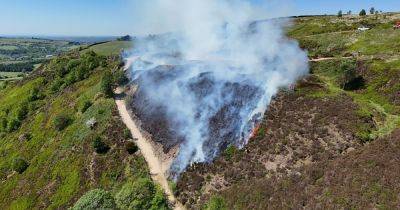 LIVE: Moor fire breaks out near Greater Manchester landmark - latest updates