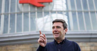 LIVE: Andy Burnham issues update on new Manchester to Liverpool railway line - updates