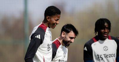 Chido Obi magic, Leny Yoro clue and selection hints - five things spotted in Man United training