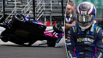 Michael Conroy - IndyCar driver Kyffin Simpson gets airborne in terrifying Indy 500 practice crash - foxnews.com - county Scott - county Chase - county Dixon