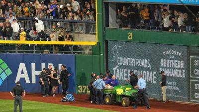 Pirates fan who fell 21 feet to field still in critical condition - ESPN - espn.com