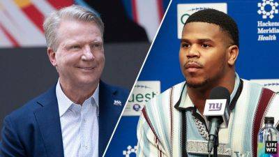Giants great Phil Simms says he would let top pick Abdul Carter wear his retired jersey number