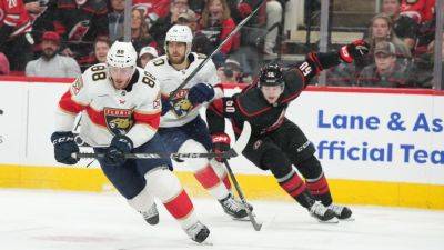 Sam Bennett - Brad Marchand - Aaron Ekblad - Frederik Andersen - Sebastian Aho - Panthers dominate Hurricanes in Game 1 of Eastern final - ESPN - espn.com - county Bennett