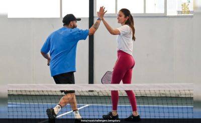 Virat Kohli, Anushka Sharma Become Pickleball Partners In RCB Camp