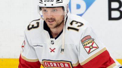 Sam Reinhart - Aaron Ekblad - Aleksander Barkov - Paul Maurice - Sebastian Aho - Panthers' Sam Reinhart (lower body) out for Game 3 vs. Hurricanes - ESPN - espn.com
