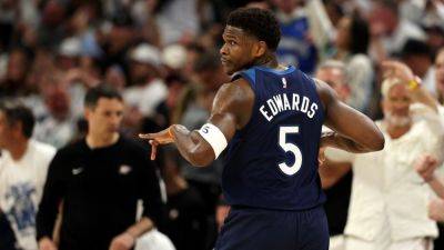 Anthony Edwards - Julius Randle - Mark Daigneault - Edwards keys resounding Timberwolves' response in Game 3 win - ESPN - espn.com - state Minnesota
