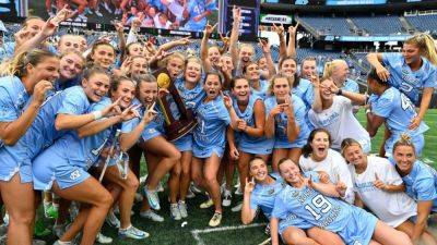 North Carolina caps unbeaten season with women's lacrosse title - ESPN