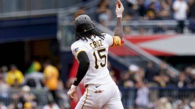 Giancarlo Stanton - Pirates' Oneil Cruz hits 122.9 mph HR, hardest in Statcast Era - ESPN - espn.com - Washington - county Logan - county Henderson