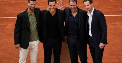 ‘Fab four’ reunited at Roland Garros as Rafael Nadal is honoured
