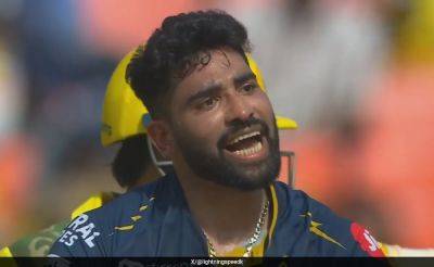 Ravi Shastri - Devon Conway - Mohammed Siraj - Gujarat Titans - Shubman Gill - Mohammed Siraj Loses Cool After GT Star's Blunder. Ravi Shastri's Reaction Adds To Drama - sports.ndtv.com - India