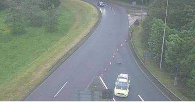 Live updates as M4 stretch is shut completely one-way by crash as weather causes problems on network