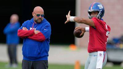 Giants QB Wilson gets bulk of first-team reps; Nabers (toe) sits - ESPN