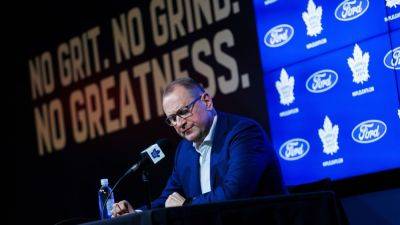 Maple Leafs must change 'DNA,' GM Brad Treliving says - ESPN