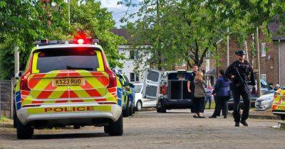 LIVE: Armed police race to street as baby and two adults injured after being attacked by dog - latest updates - manchestereveningnews.co.uk - county Denton
