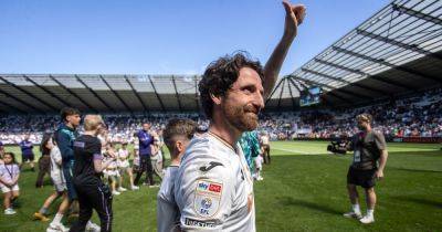 Joe Allen bids farewell to Swansea City as star's final act sums him up
