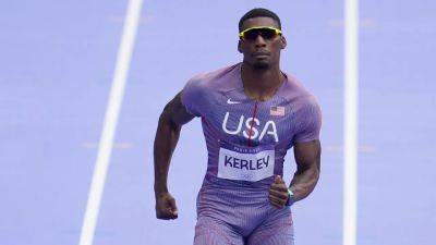 Fred Kerley - USA sprinter arrested for allegedly striking Olympian ex-girlfriend days before track meet - foxnews.com - France - Usa - New York - county Andrew - county Johnson