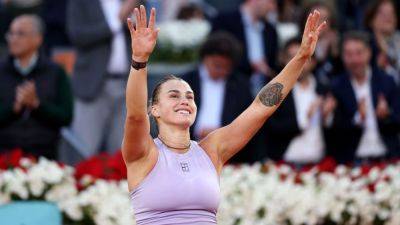 Sabalenka tops Gauff in straight sets for 3rd Madrid Open title - ESPN