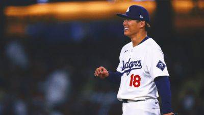 Dave Roberts - Yoshinobu Yamamoto surging at just the right time for Dodgers' depleted rotation - foxnews.com - Japan - Los Angeles - county Riley