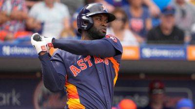 Yordan Alvarez's return to Astros delayed by hand fracture - ESPN