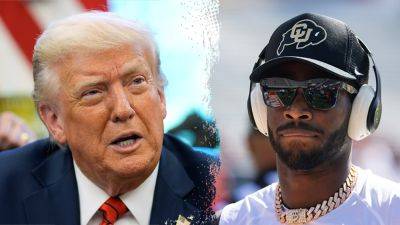 Shilo Sanders talks Trump's post about his brother amid NFL Draft slide