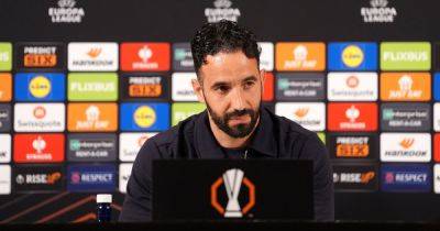 Ruben Amorim press conference live early Man United team news and injury latest vs Athletic Bilbao
