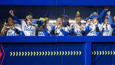 2025 WCWS - Inside UCLA softball's dugout party - ESPN