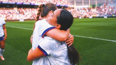 Emma Hayes - Catarina Macario - Naomi Girma - International - Lo’eau LaBonta makes historic debut in U.S. women's 3-0 win over China - foxnews.com - China - county San Diego