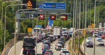 Live M62 traffic updates as Greater Manchester crash leaves lanes closed