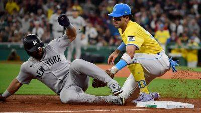 Red Sox - Steven Senne - Paul Goldschmidt - Anthony Volpe - Aaron Boone - Trent Grisham - Yankees outfielder's lackadaisical effort on bases costs team in crucial situation vs Red Sox - foxnews.com - New York - county Wells - state Massachusets