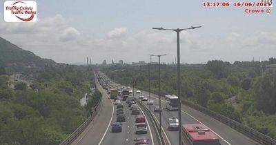 M4 crash caused severe delays