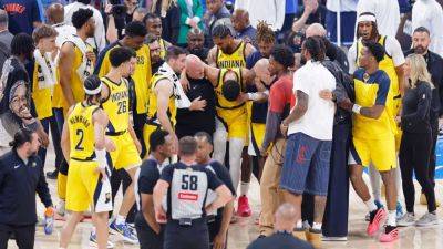 Pacers' Tyrese Haliburton exits Game 7 with Achilles injury - ESPN