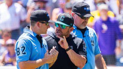 Coastal Carolina coach torches umps after College World Series ejection