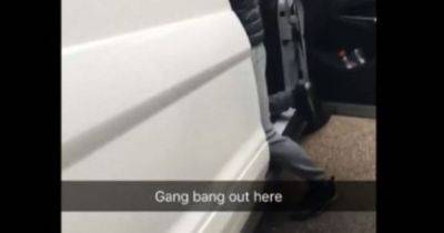 Sick pervert live streamed teen being sexually abused in back of van