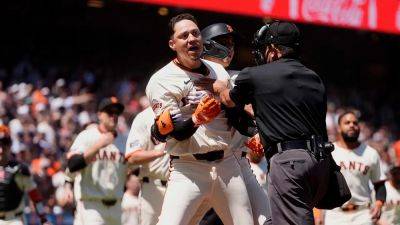Jeff Chiu - Tensions boil over in Marlins-Giants game as benches clear in heated moment - foxnews.com - San Francisco