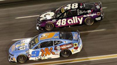 Joey Logano - Denny Hamlin - Chase Elliott - Chase Briscoe - Daniel Suarez - William Byron - Brad Keselowski - Austin Cindric - Ross Chastain - Joe Gibbs - Josh Berry - 250628 Elliott uses last lap to post 'unbelievable' win - ESPN - espn.com - state Texas - state Georgia - county Hampton